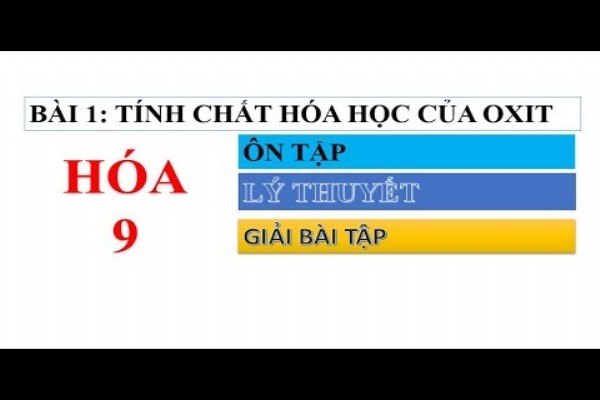 [Hóa học 9] - Bài tập tự luận chương 1 về tính chất hóa học của oxit - axit - bazo