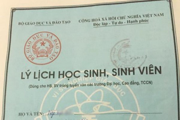 Mẫu sơ yếu lí lịch sinh viên