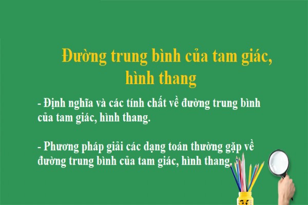 [Toán 8] - Bài tập đường trung bình trong tam giác