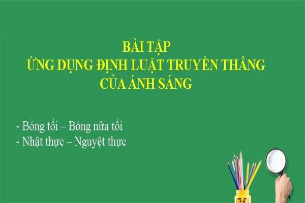 [Vật Lí 7] - Bài 3. Ứng dụng định luật truyền thẳng ánh sáng