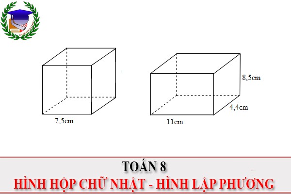 [Toán 8] - BT hình hộp chữ nhật và hình lập phương