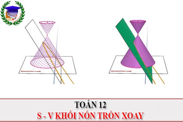 [Toán 12] - Diện tích hình nón, thể tích khối nón