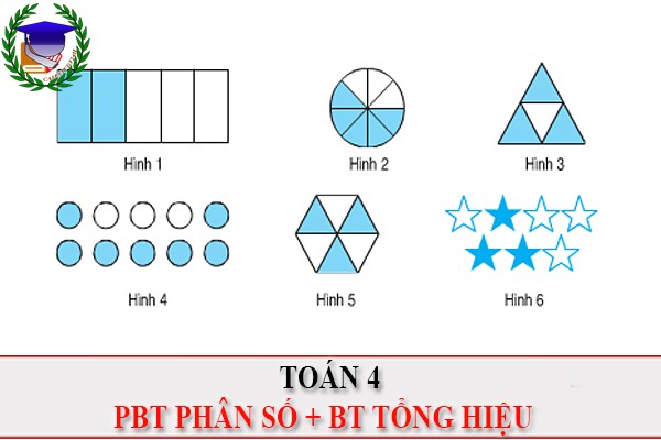 [Toán 4] - PBT phân số cơ bản và bài toán tổng hiệu